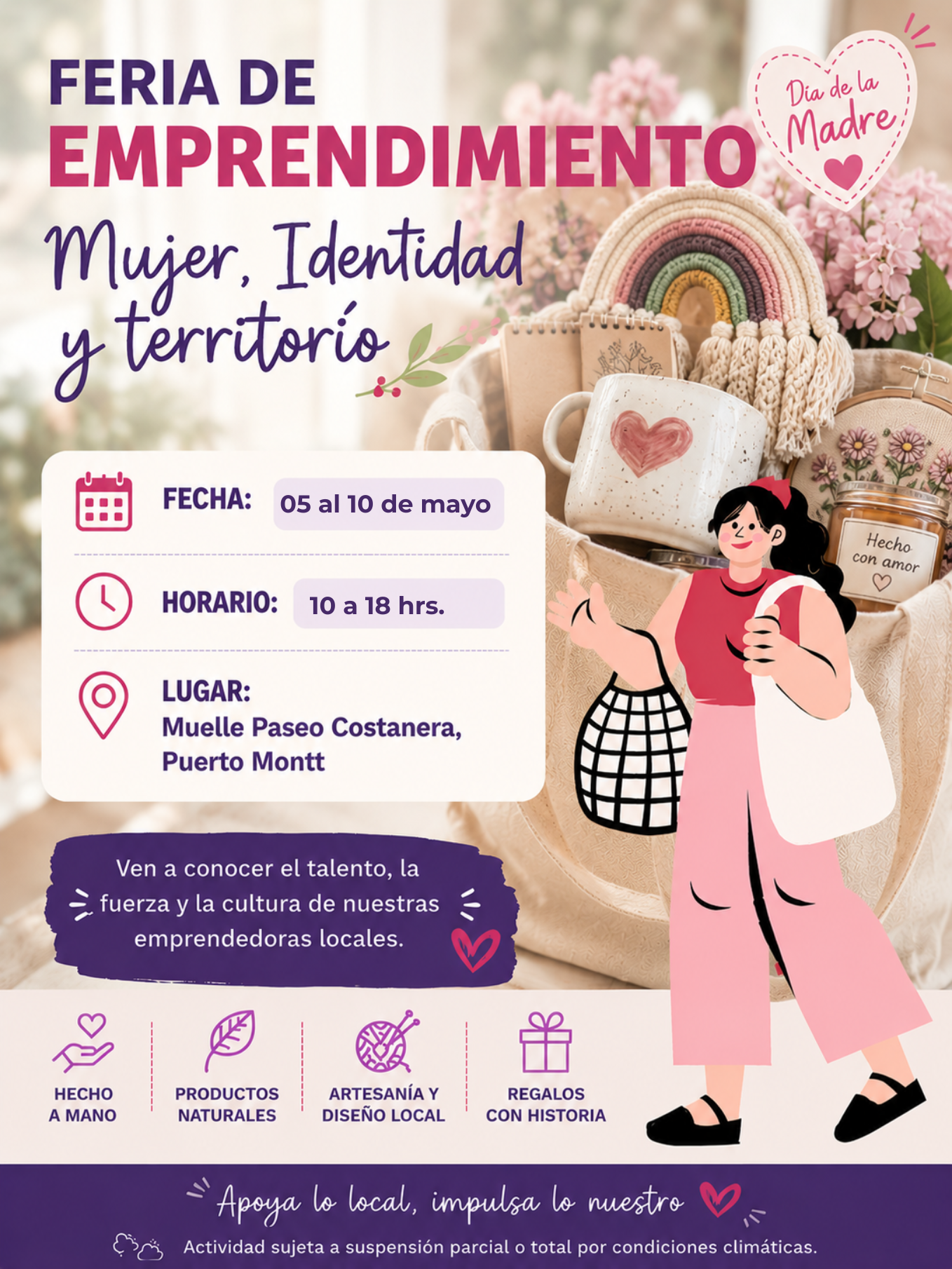 Expo Feria Mujeres, Identidad y Territorio – 05 al 10 de mayo
