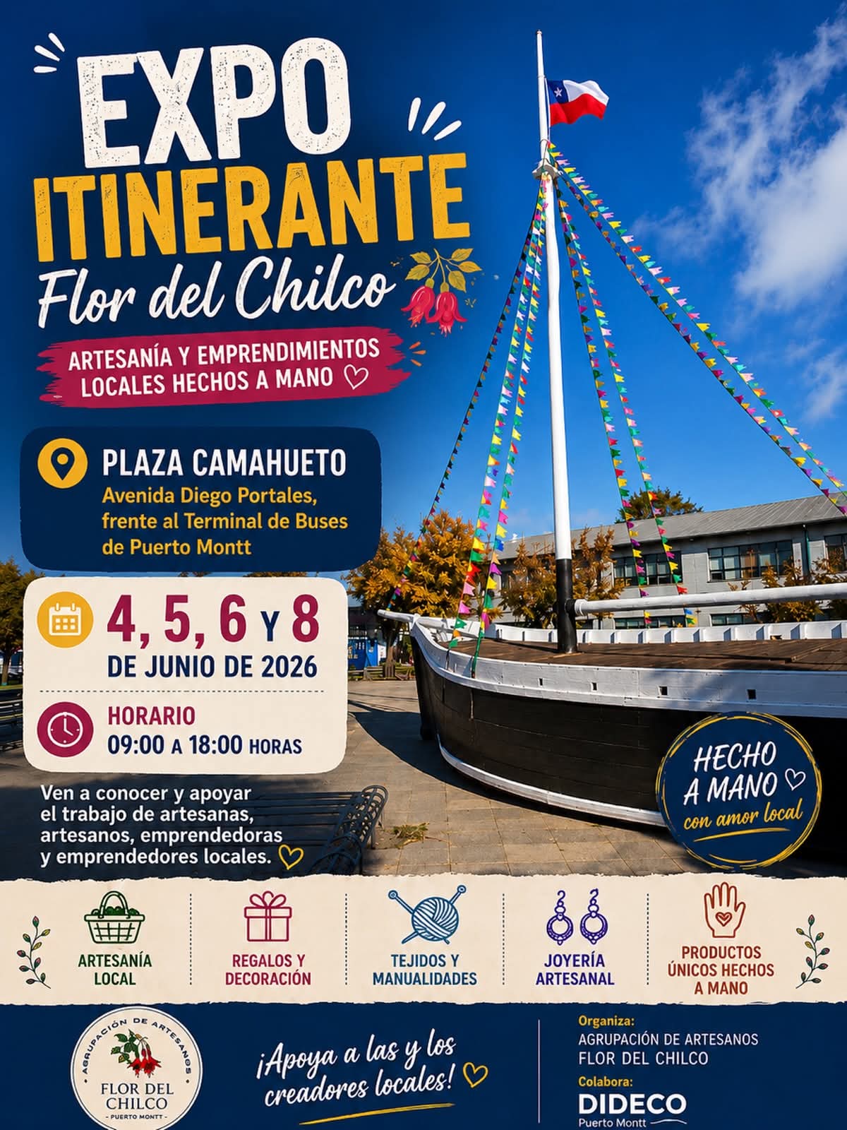 Expo Itinerante Flor del Chilco - 4, 5, 6 y 8 de Junio