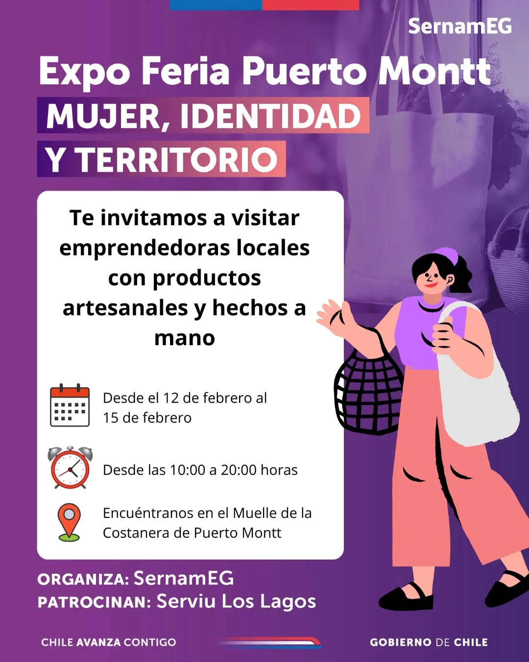 Expo Feria “Mujer, Identidad y Territorio” en Puerto Montt